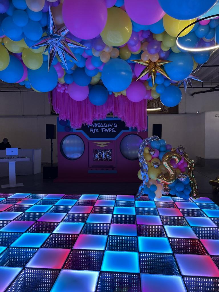 dancing floor for wedding in mansfield